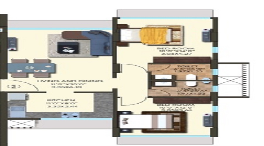 Kanakia Hollywood Floor Plan