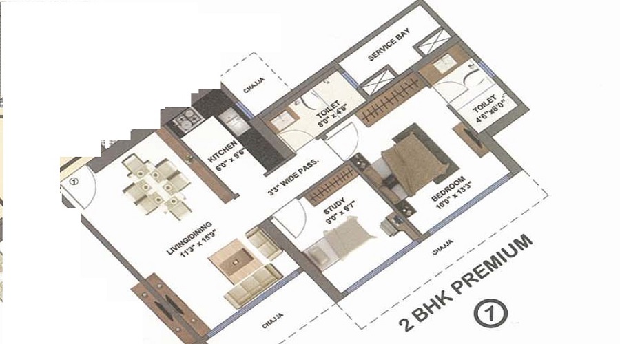 Shapoorji Pallonji Epsilon Floor Plan