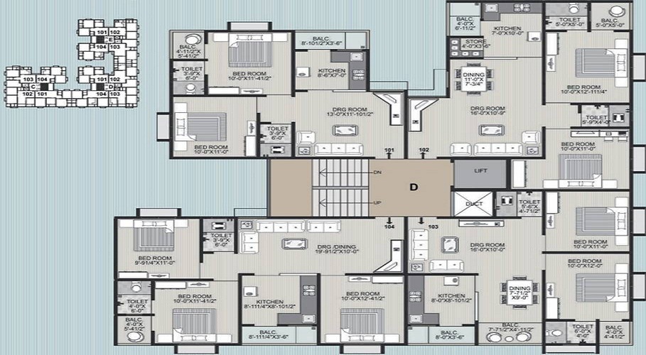 Dharti Silver Floor Plan