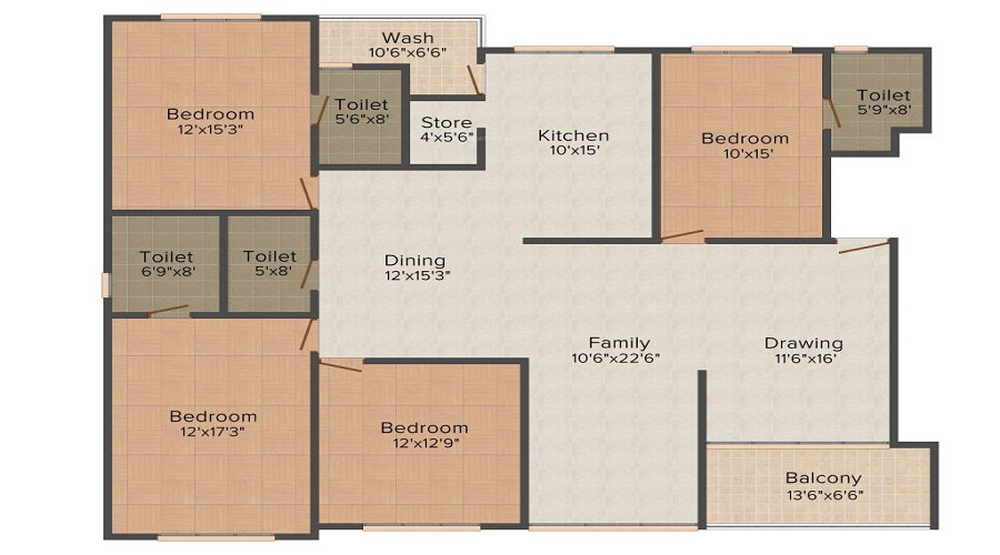 Deep Indraprasth Kadamb Floor Plan