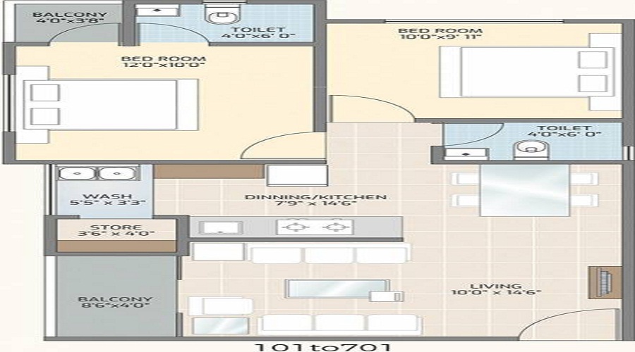 Uma Shlok Avenue Floor Plan