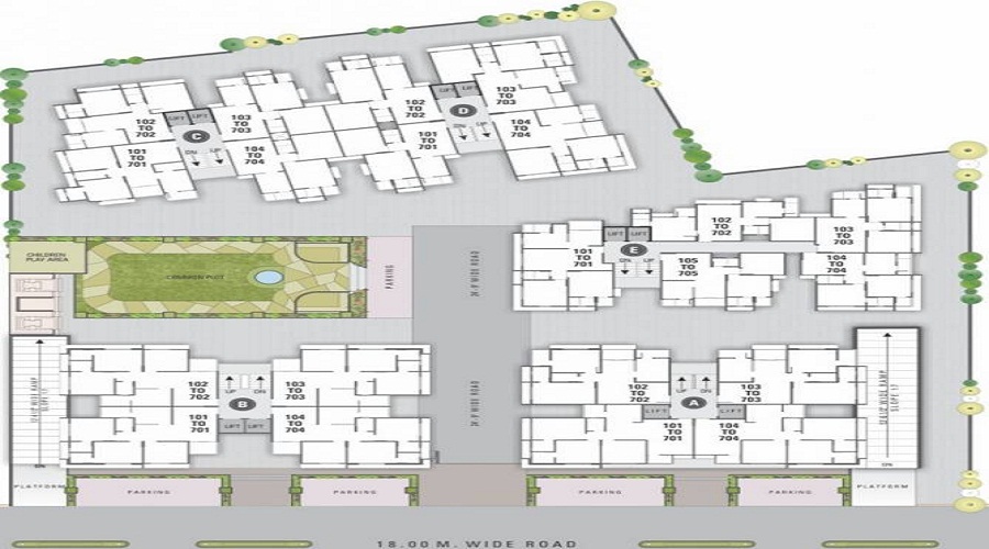 Samarth Dharti Saket 2 Floor Plan