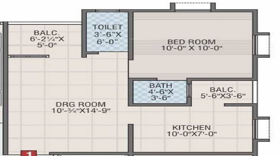 Millennium Sanidhya Flora Floor Plan