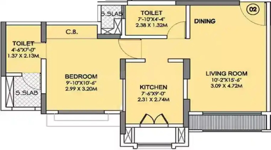 Rustomjee Urbania Atelier Floor Plan