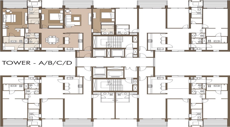 Panchshil Realty Towers Floor Plan