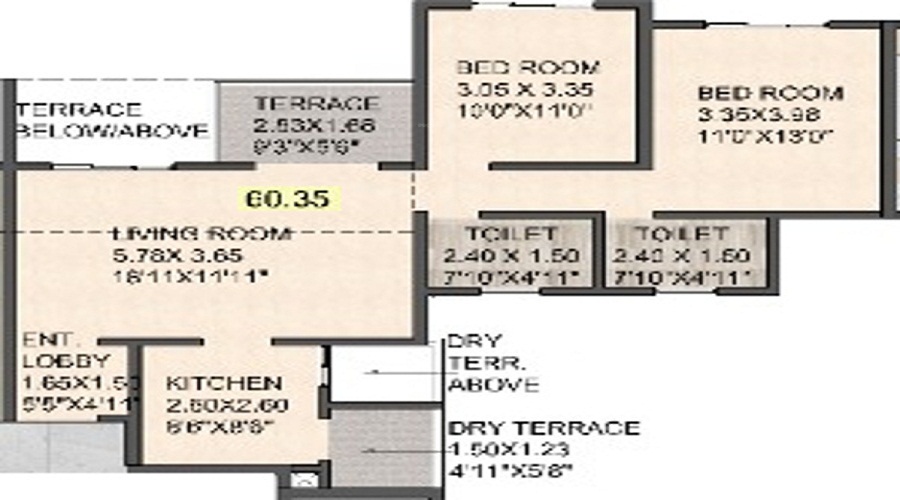 Goel Ganga Ganga Serio E F Building Floor Plan