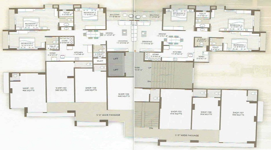 Dalal Yogeshwar Eminence Floor Plan