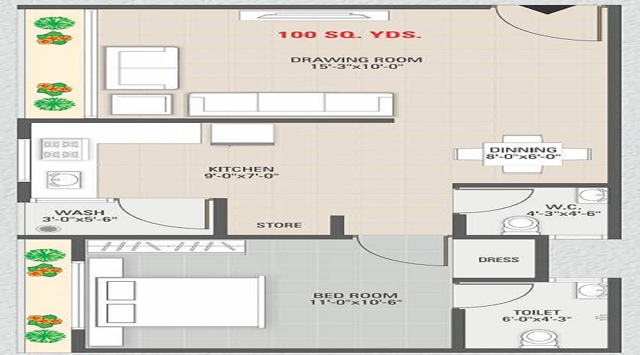 Shreeji Nilkanth Residency Floor Plan