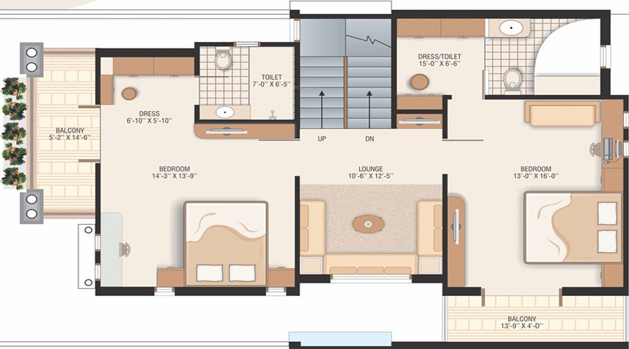 Ashapura Divyapunj Bungalows Floor Plan