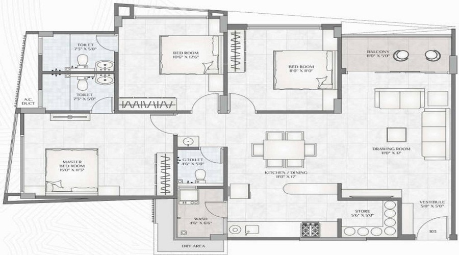 ACME Aditya Antrix Floor Plan
