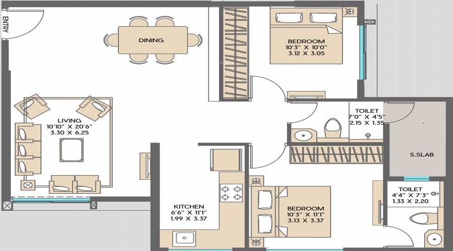 SD Siennaa Sarova Floor Plan