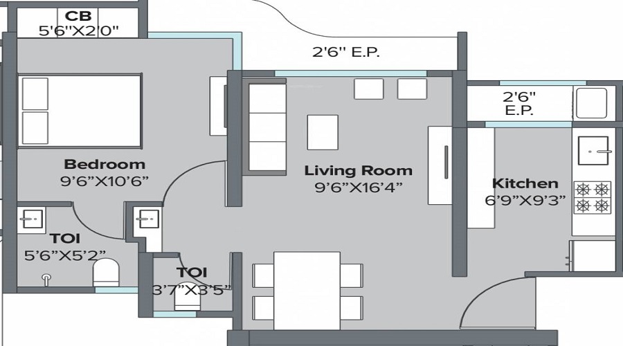 Marathon Nextown Pearl 1 Floor Plan