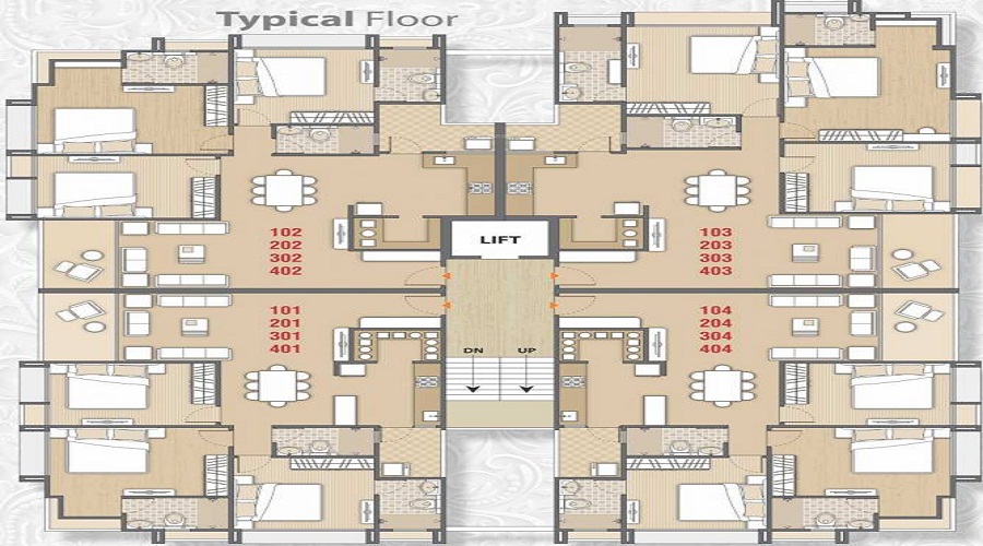 Sanskrut Emerald Apartment Floor Plan