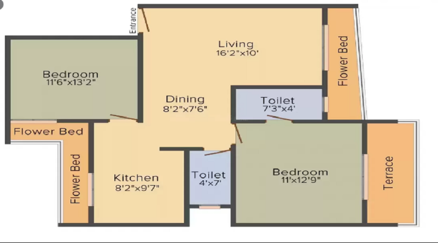 Goyal Vishal Residency Floor Plan