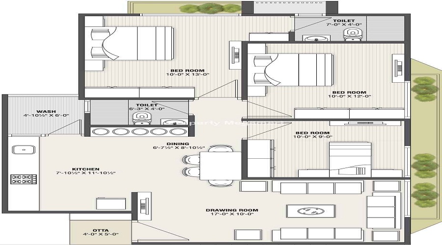 Vraj Oriana Floor Plan