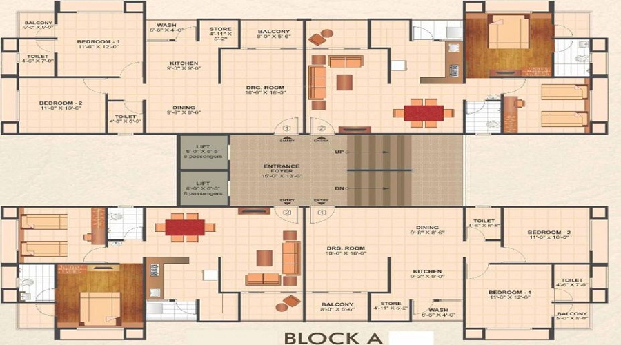 Savaliya Madhuvan Bungalows Floor Plan