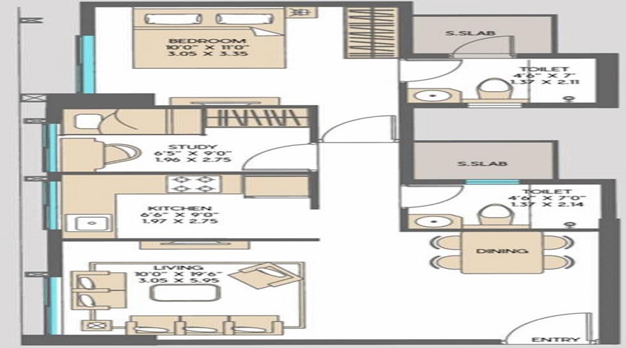 SD Siennaa Wing E Floor Plan