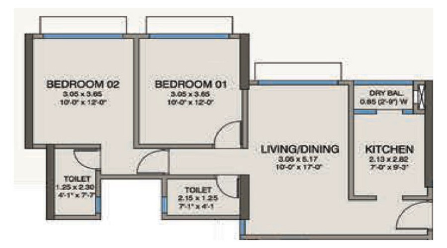 Kanakia Codename Future A Floor Plan