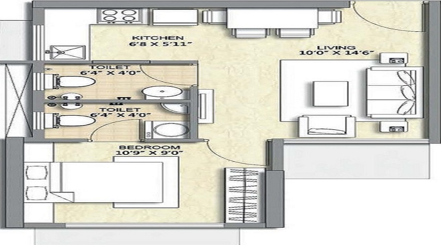 Chandak Nishchay Wing E Floor Plan