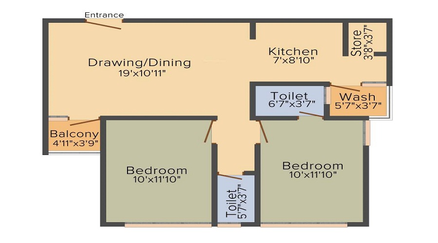 Shree Vardhman Developers Ahmedabad Blossom Oasis Floor Plan
