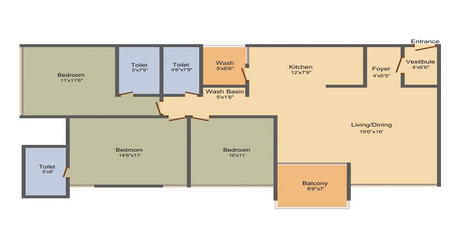 Shree Amthinath Developer LLP Ashray Serene Floor Plan