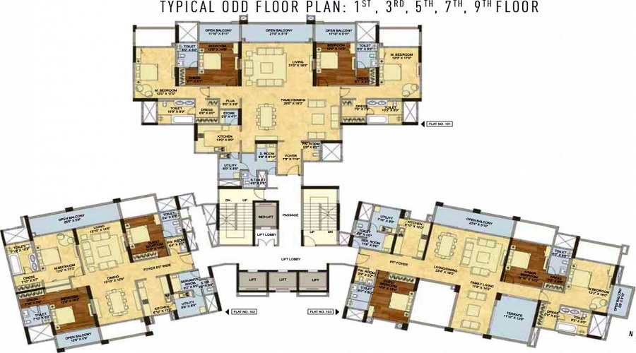 K Raheja Vistas Premiere Magna Floor Plan