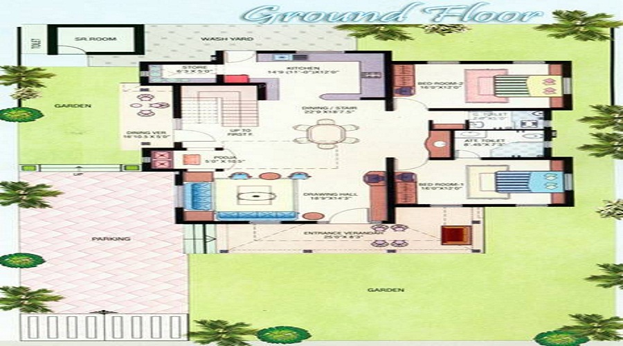 Gopi Vraj Gopi Ville 1 Floor Plan