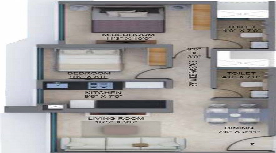 Arkade Earth Gardenia Floor Plan