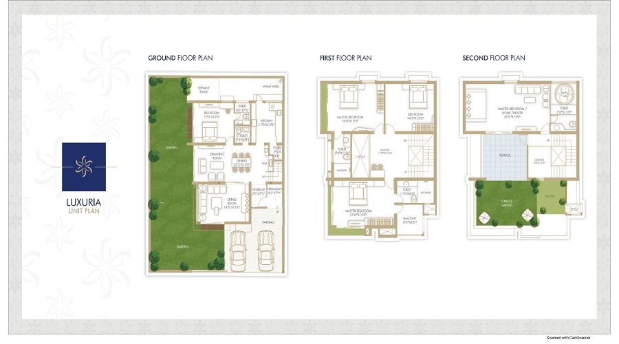 BR Poonam Pride Floor Plan