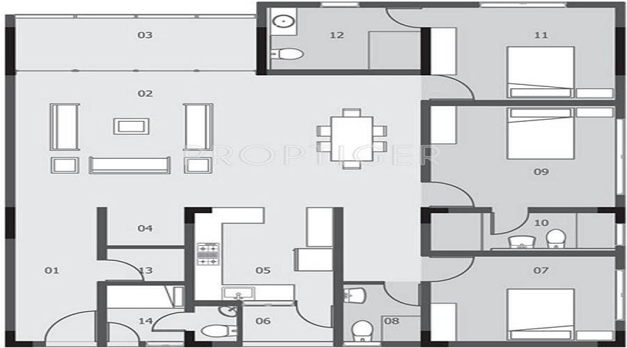 Anmol Anmol Residency I Floor Plan