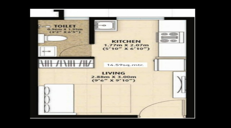 Mahindra Happinest 1 Floor Plan