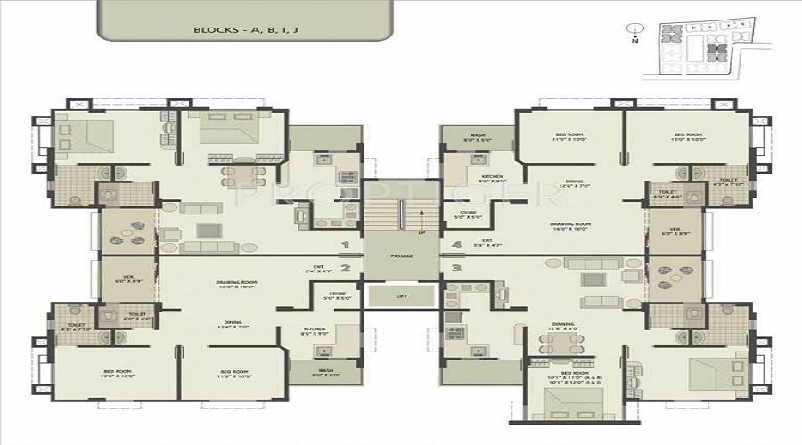 Sangani Infrastructure Samarthya Status Floor Plan