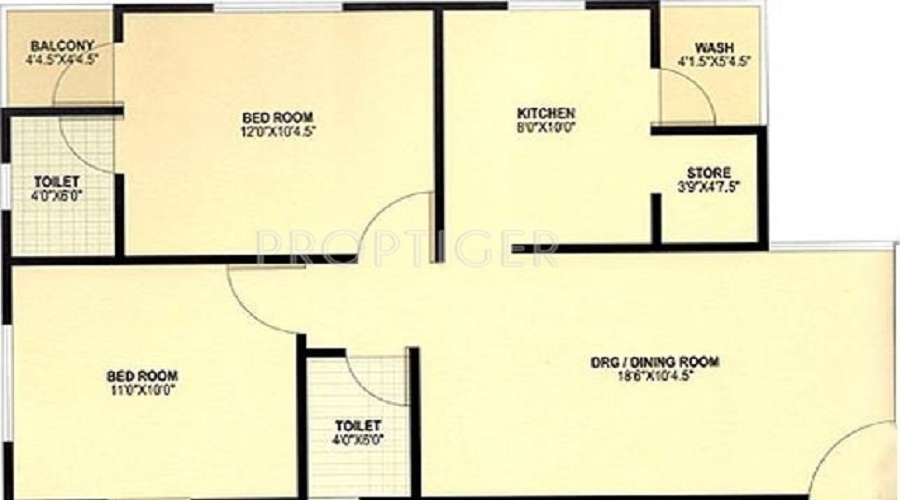 Aavkar Anand Vihar Floor Plan