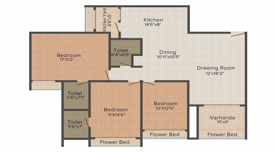 Goyal Orchid Harmony Floor Plan
