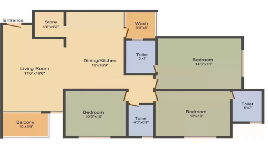 Shalin Shaan Bungalows Floor Plan
