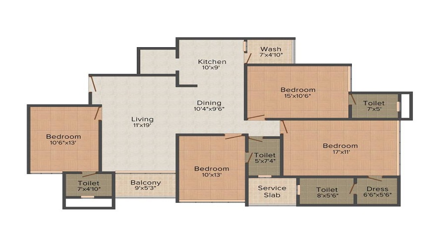 Navratna Kalhaar Bungalows IX Floor Plan