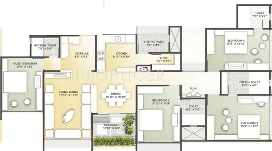 Goyal Riviera Harmony Floor Plan