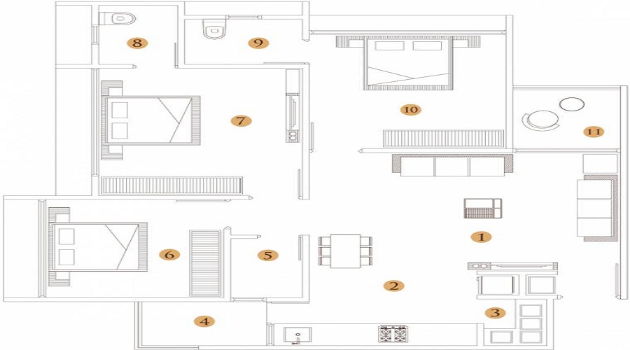 Bapashree Dev Aashish Pride And Plaza Floor Plan