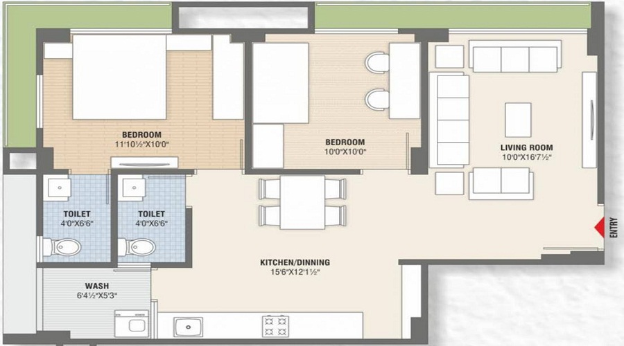 Bhoomi Ashtvinayak Uptown Floor Plan