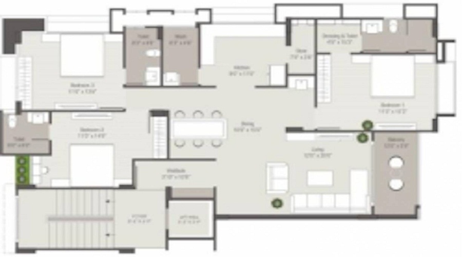 Swastik Shrimay Residency Floor Plan