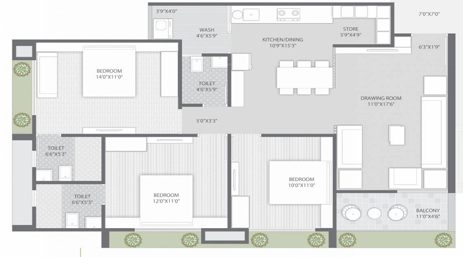 Gunatit Antilia Floor Plan