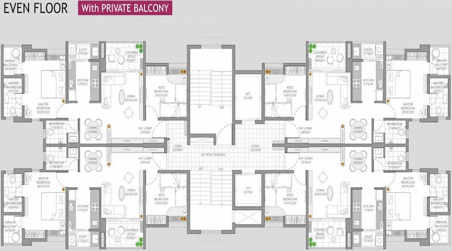 Vilas Javdekar Yashwin SukhNiwas Floor Plan