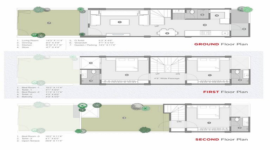 Aditya Bungalows Floor Plan