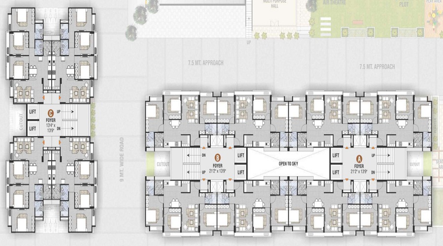 Shrim Leela Evoq Floor Plan