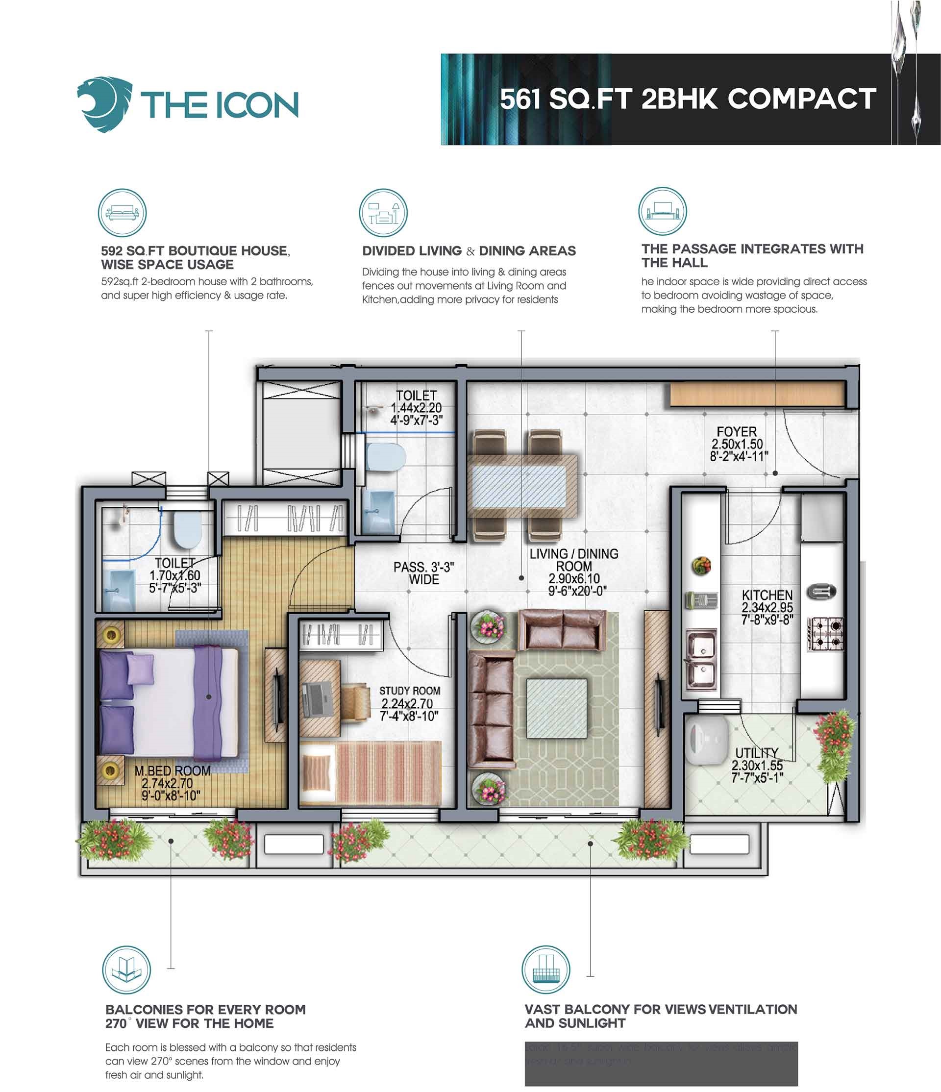 The Icon Floor Plan