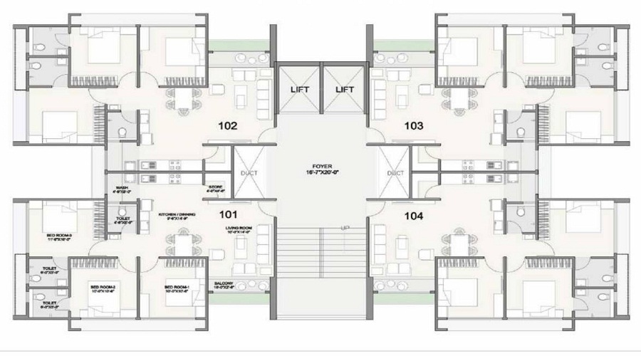 Suryam Ananta Floor Plan