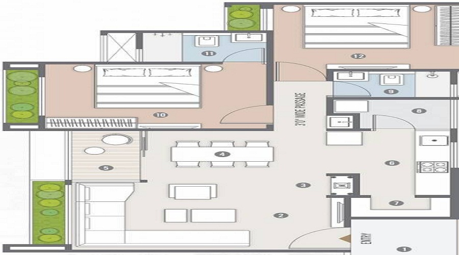 Alpesh Shlok Elanza Floor Plan