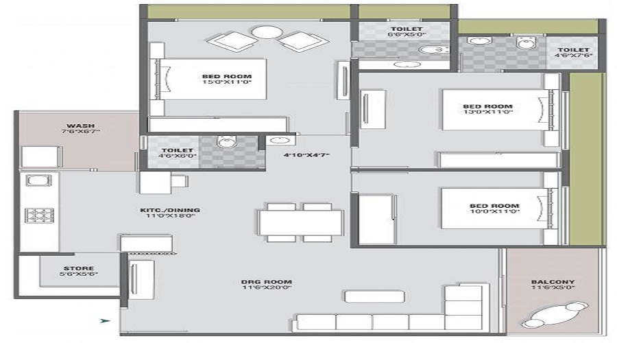 Sawera Sanidhya Floor Plan