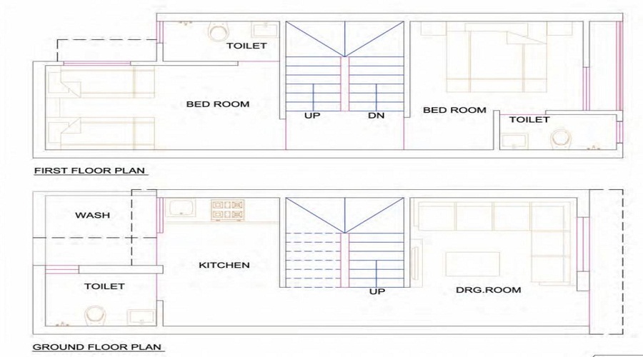 Devbhoomi Harivilla Duplex Floor Plan