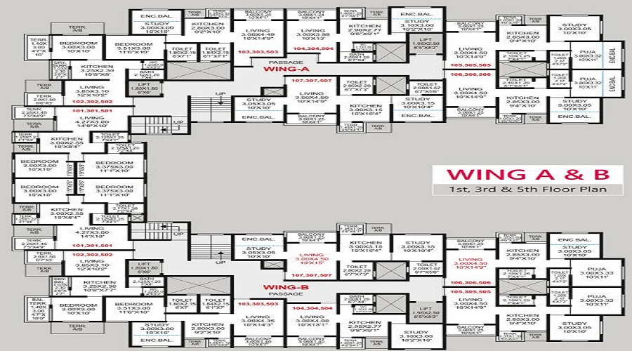 Sonigara Rosalia Floor Plan